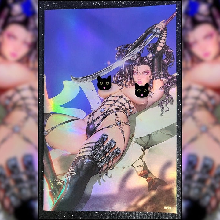 Katfight #1 Preview || Kyu Yong Eom Topless Foil || LTD 20