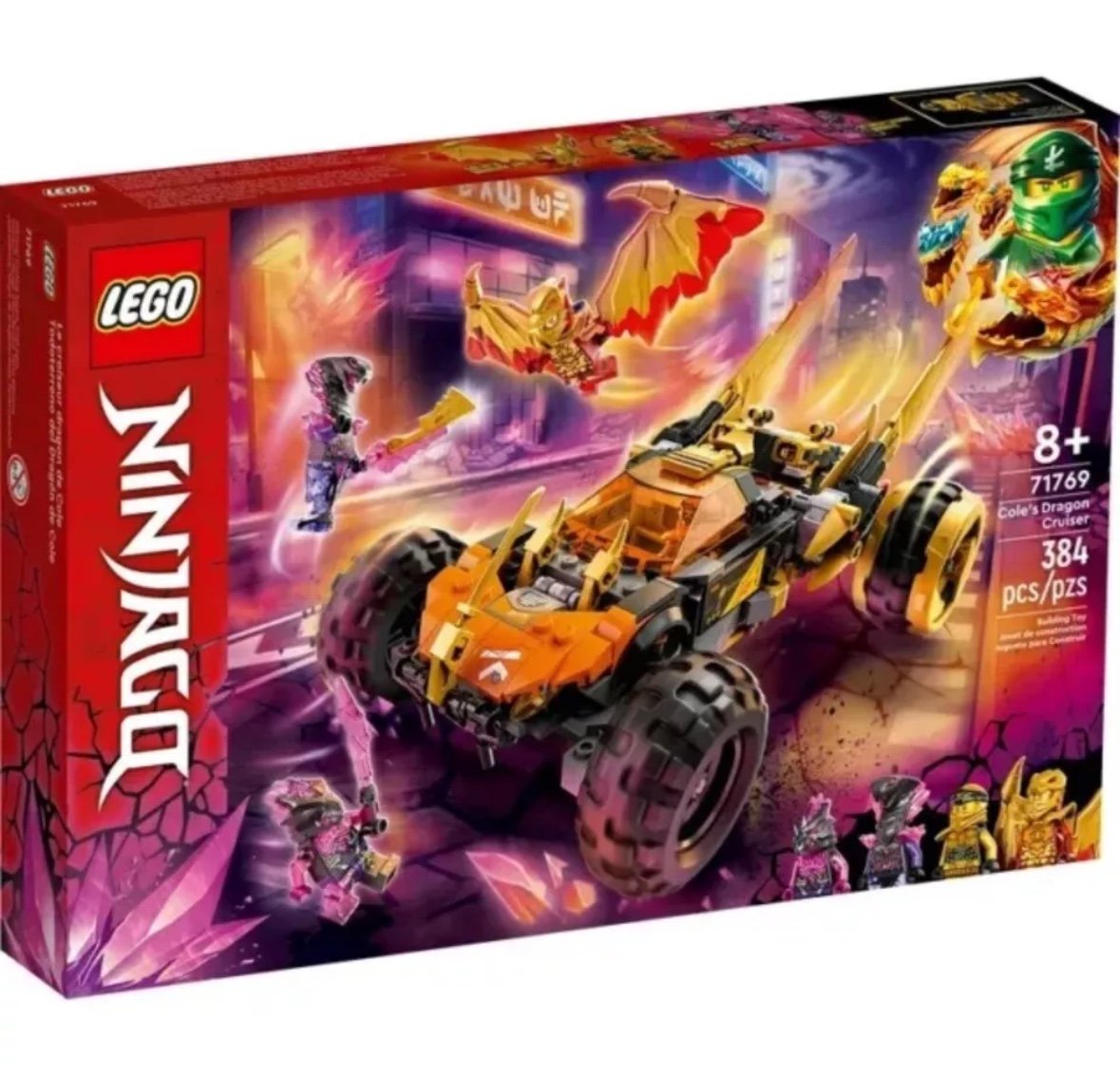 LEGO NINJAGO Cole's Dragon Cruiser 71769 Building Kit - Brand New, Sealed In Box