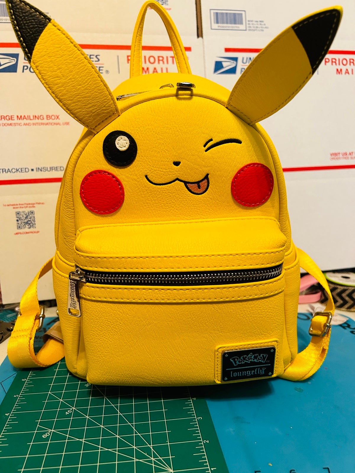 Loungefly Pokemon Ultra Rare Pikachu Wink new backpack