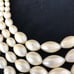 Vtg Laguna 4 Strand White Bead Necklace