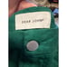 Dear John Womens High-Rise Cropped Wide-Leg Pants Size 27 Green Linen/Rayon