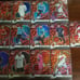 Panini Mosaic Soccer 2021 16x Red Reactive Prizm Parallell Card Lot