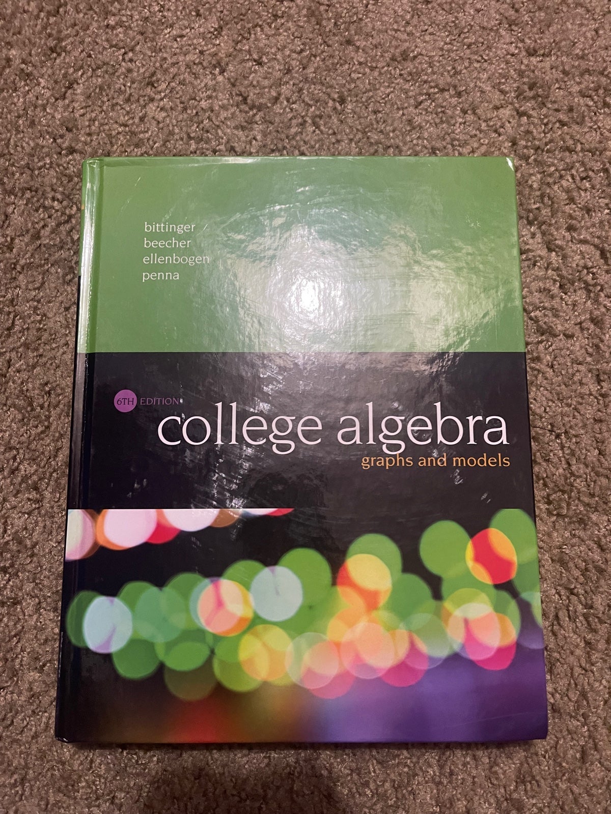 College algebra book