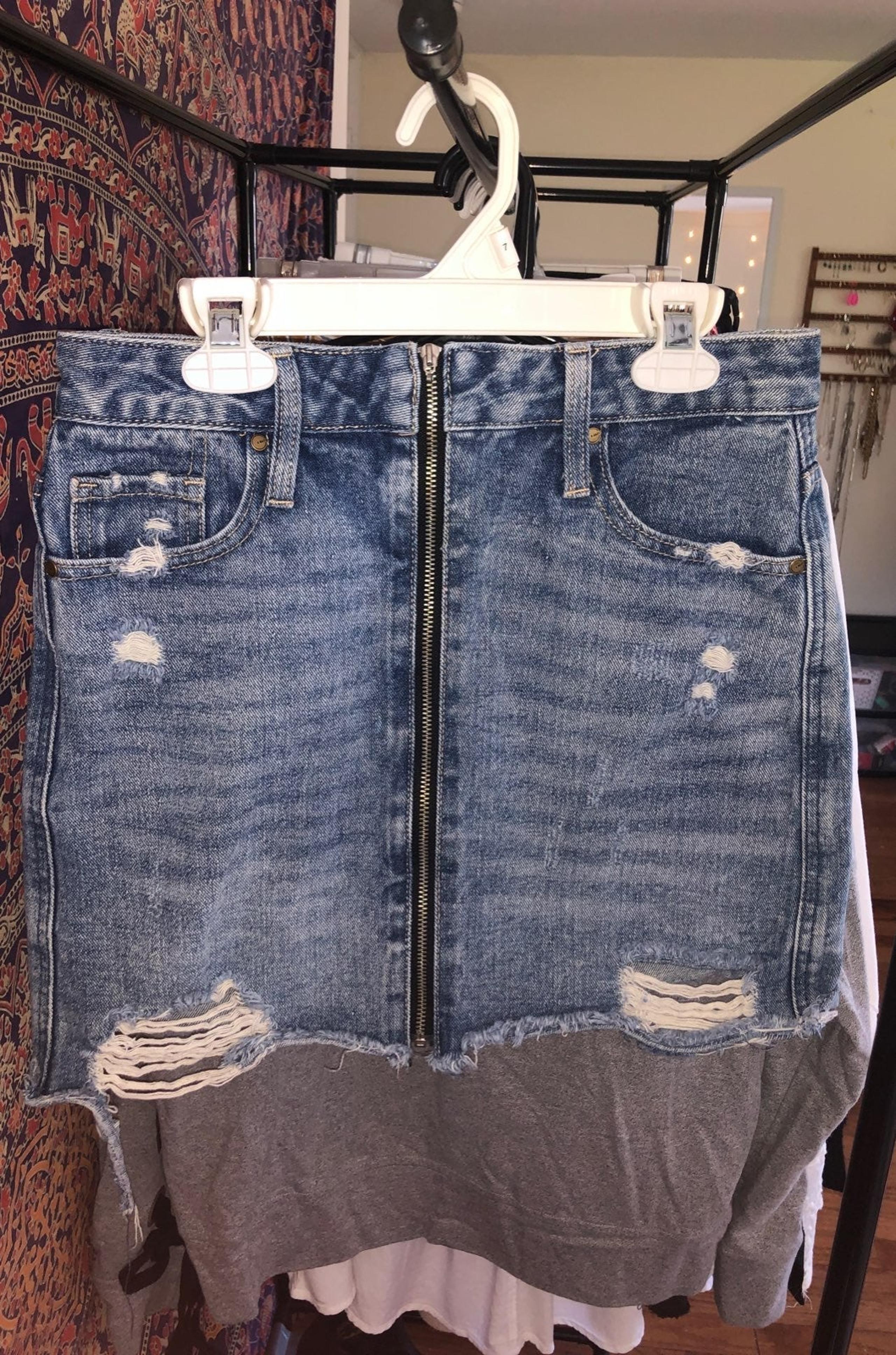 Denim Skirt - American Bazi