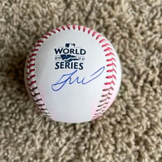 Jose Altuve Signed Autograph 2022 World Series Baseball Official Rawlings MLB