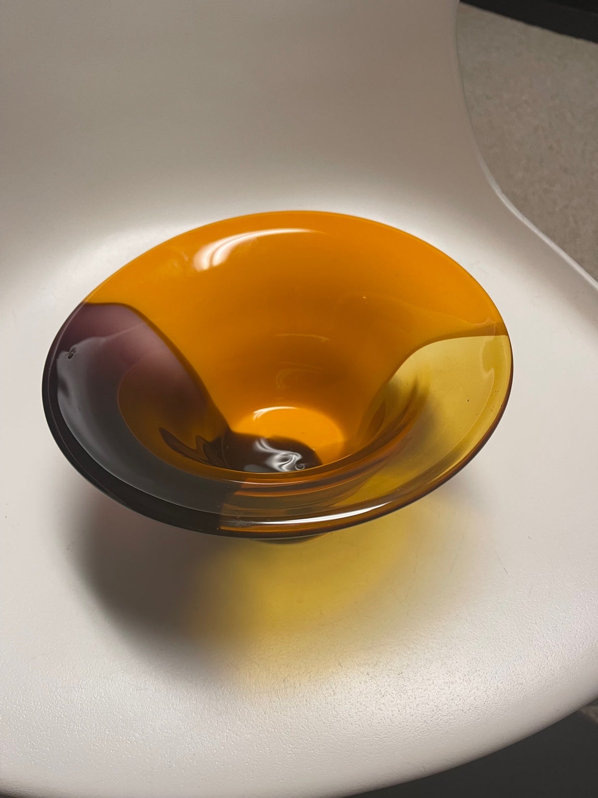 Vintage blown glass? Collectable bowl