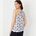 Ann Taylor Floral Tunic Halter Top Medium