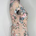 AUGUSTE Dress Size 4 The Label Scarlett Floral Slip Wrap Maxi Blush S/S Summer