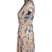 AUGUSTE Dress Size 4 The Label Scarlett Floral Slip Wrap Maxi Blush S/S Summer