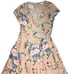 AUGUSTE Dress Size 4 The Label Scarlett Floral Slip Wrap Maxi Blush S/S Summer