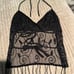 Y2K Charlotte Russe Beaded Halter Top