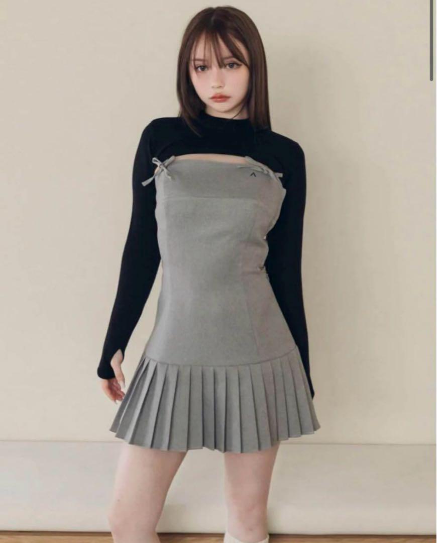 ANDMARY】Karen knit set mini dress