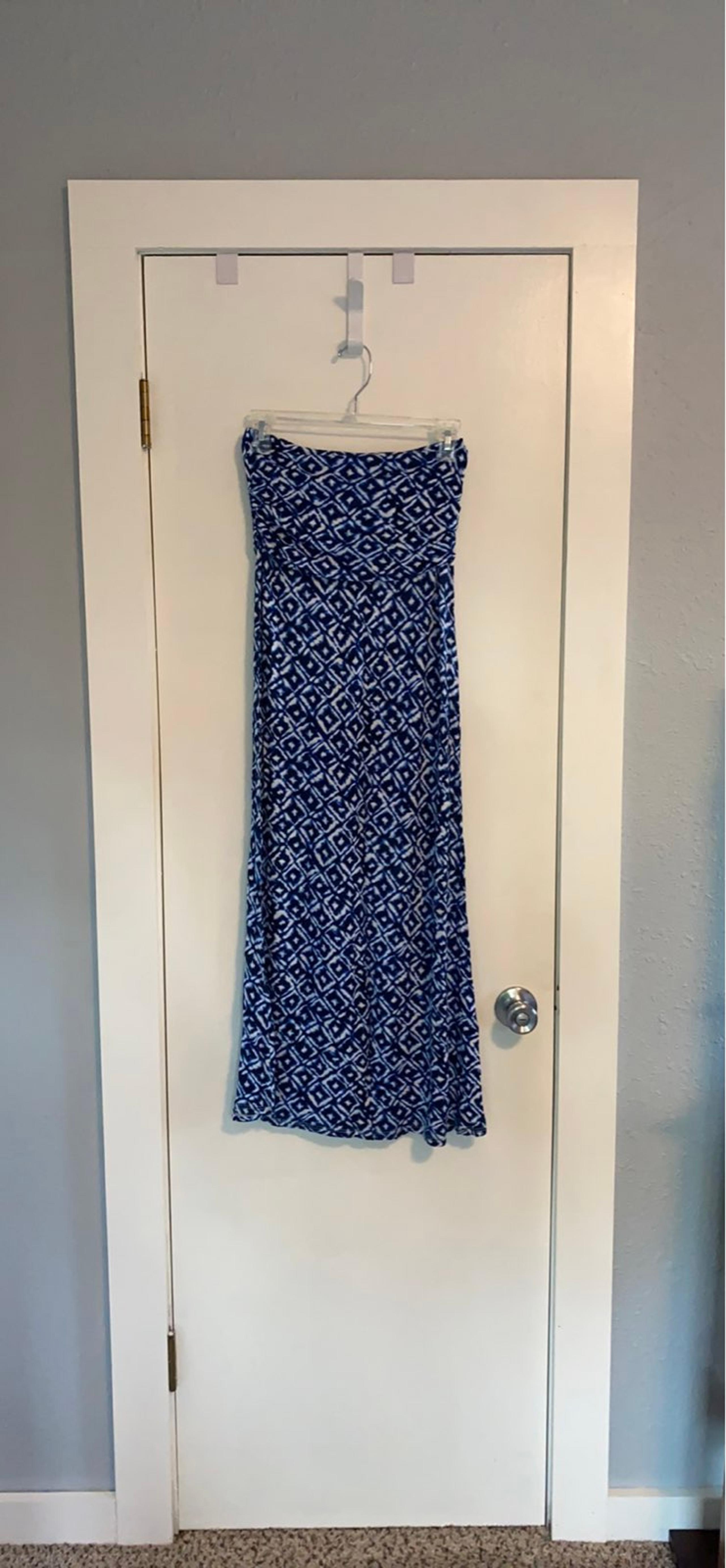 Laundry by Shelli Segal Los Angeles Blue Maxi Skirt