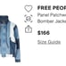 Free People Colorblock Jean Jacket