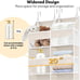 Over the Door Organizer 5 Tiers Extra Large Beige