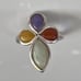 Ross Simons Gemstone Cross Cabochon Sterling Silver Ring Size 7