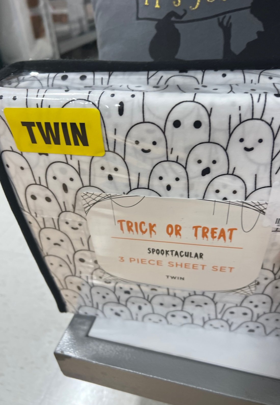 Ghost Sheets Twin Sheet Set Halloween Bedding