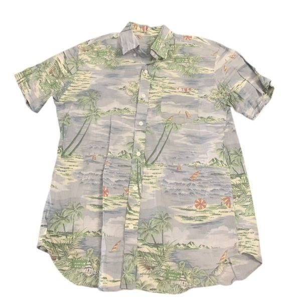 Vintage J-Crew Tropical Print Top