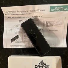 Draper 110V Radio Frequency Remote Control - PN: C165.183 *BRAND NEW*