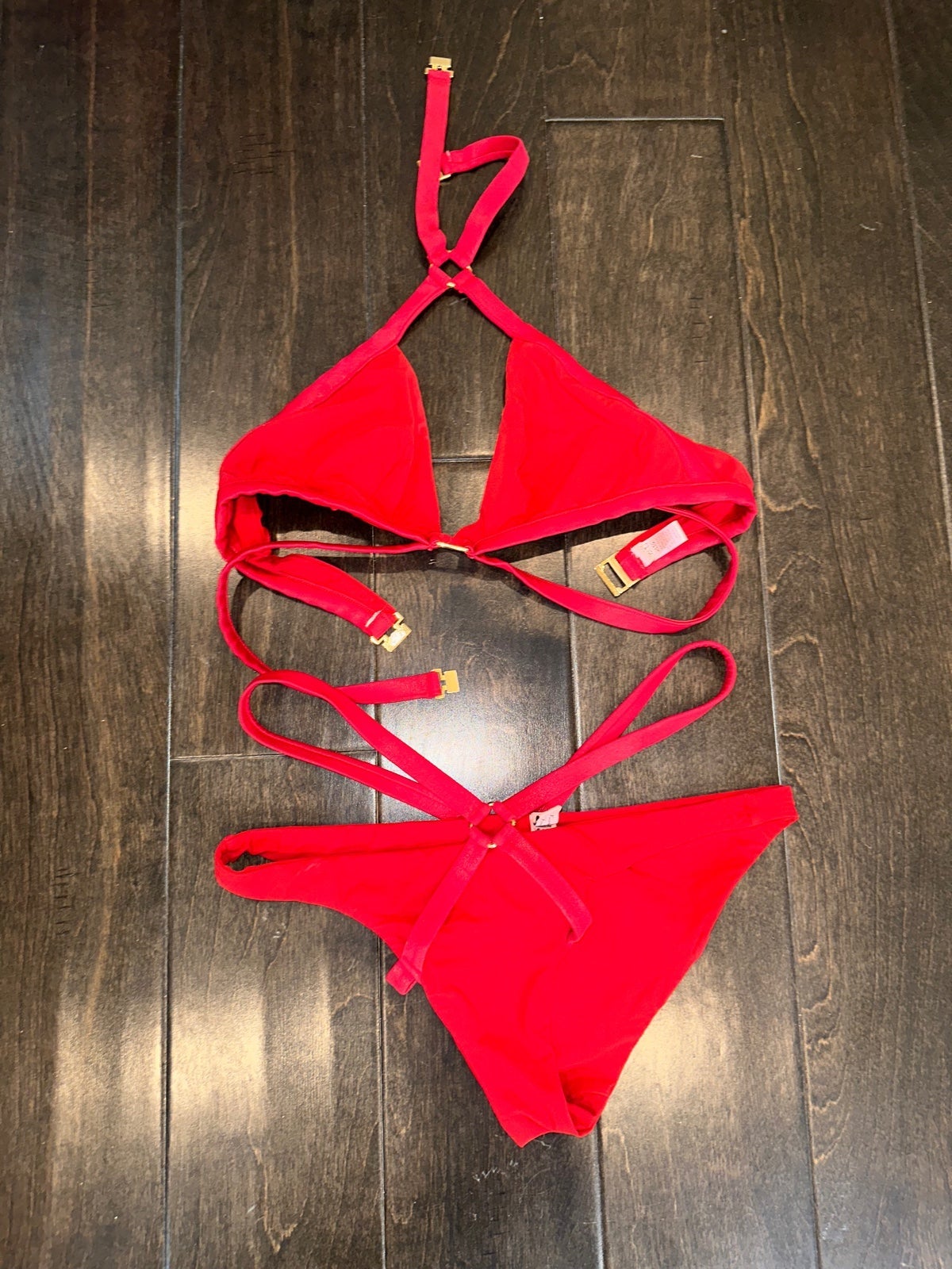 agent provocateur shelby red bikini