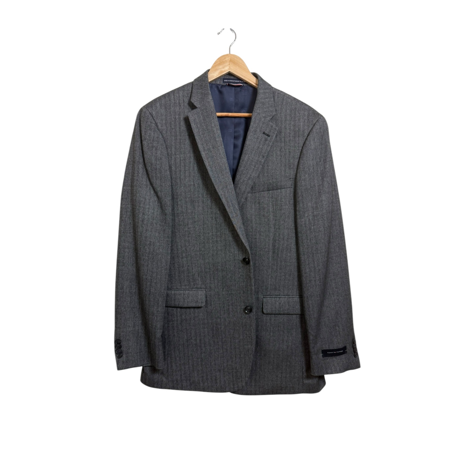 NWOT Tommy Hilfiger Men's Gray Blazer Suit Jacket Size 42L