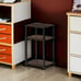 3 Tier Simple Nightstand Side Table Bedside 3 Shelf Storage Display Espresso