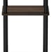 3 Tier Simple Nightstand Side Table Bedside 3 Shelf Storage Display Espresso