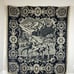 Vintage San Eduardo Equestrian Hippophile Large Texas King Blanket 90x82