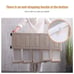 5 Layers Storage Cabinets 6 Drawer Moveable Cabinet Storage Organizer White