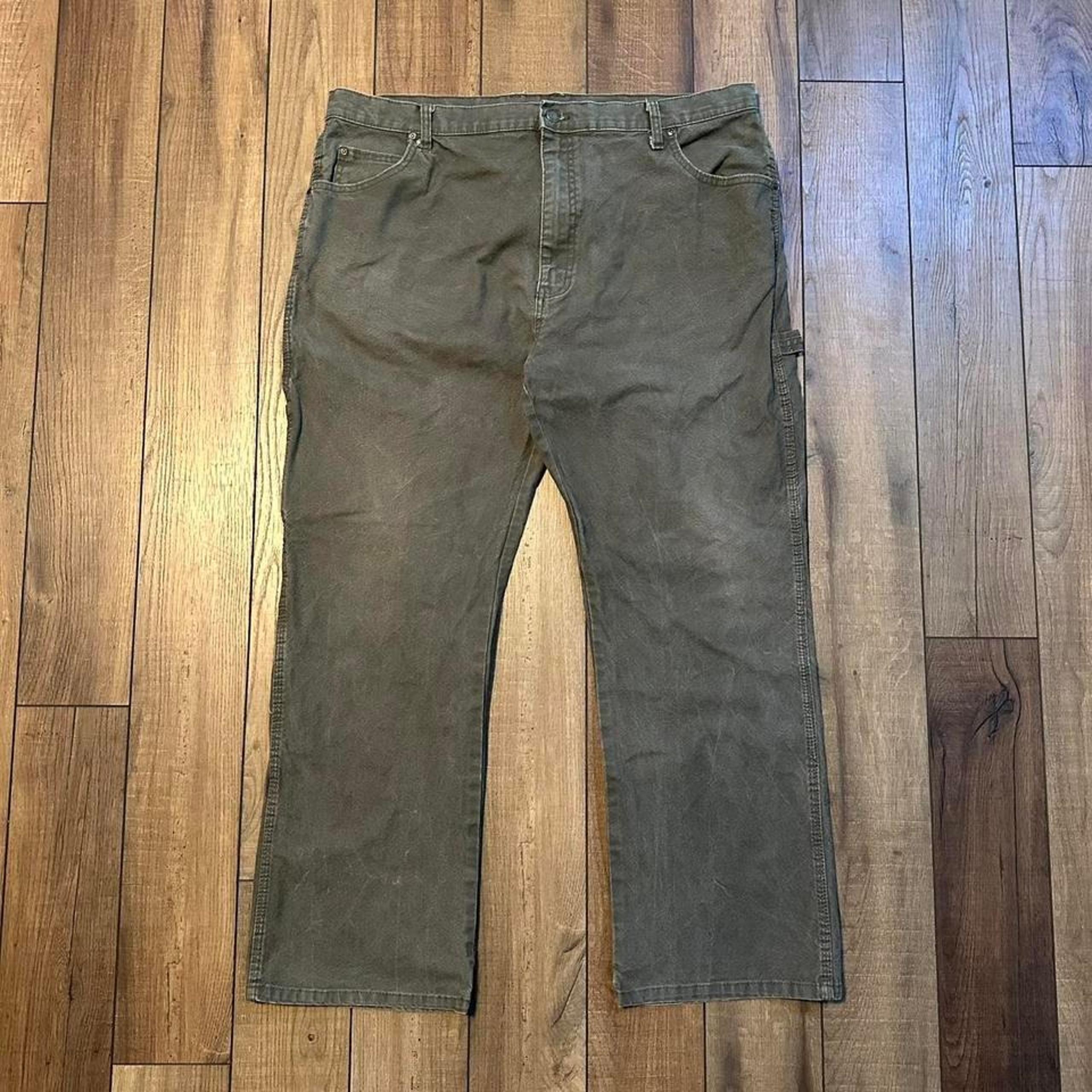 Dickies green baggy workwear skater style pants size 40 x 30