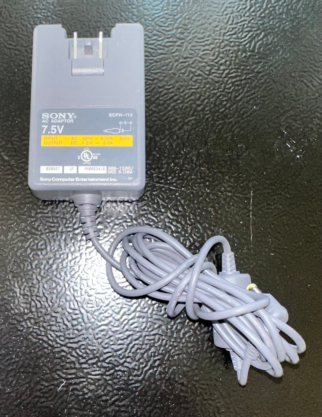 Official Sony PlayStation 1 Power Supply Cord