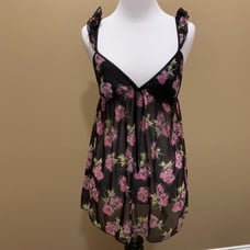 VS Angels Floral Print Babydoll Lingerie