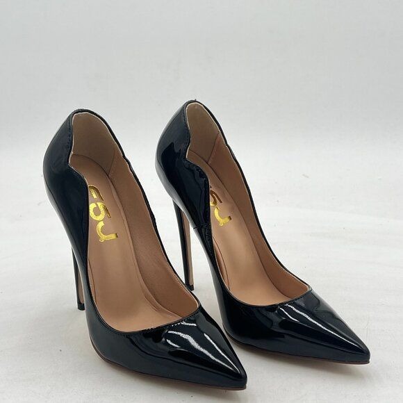 FSJ Women Classic Pointed Toe High Heels Sexy Stiletto Pumps Office Lady Casual