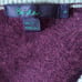 Vintage Boden Lambswool V-Neck neck purple sweater pullover Large flaws