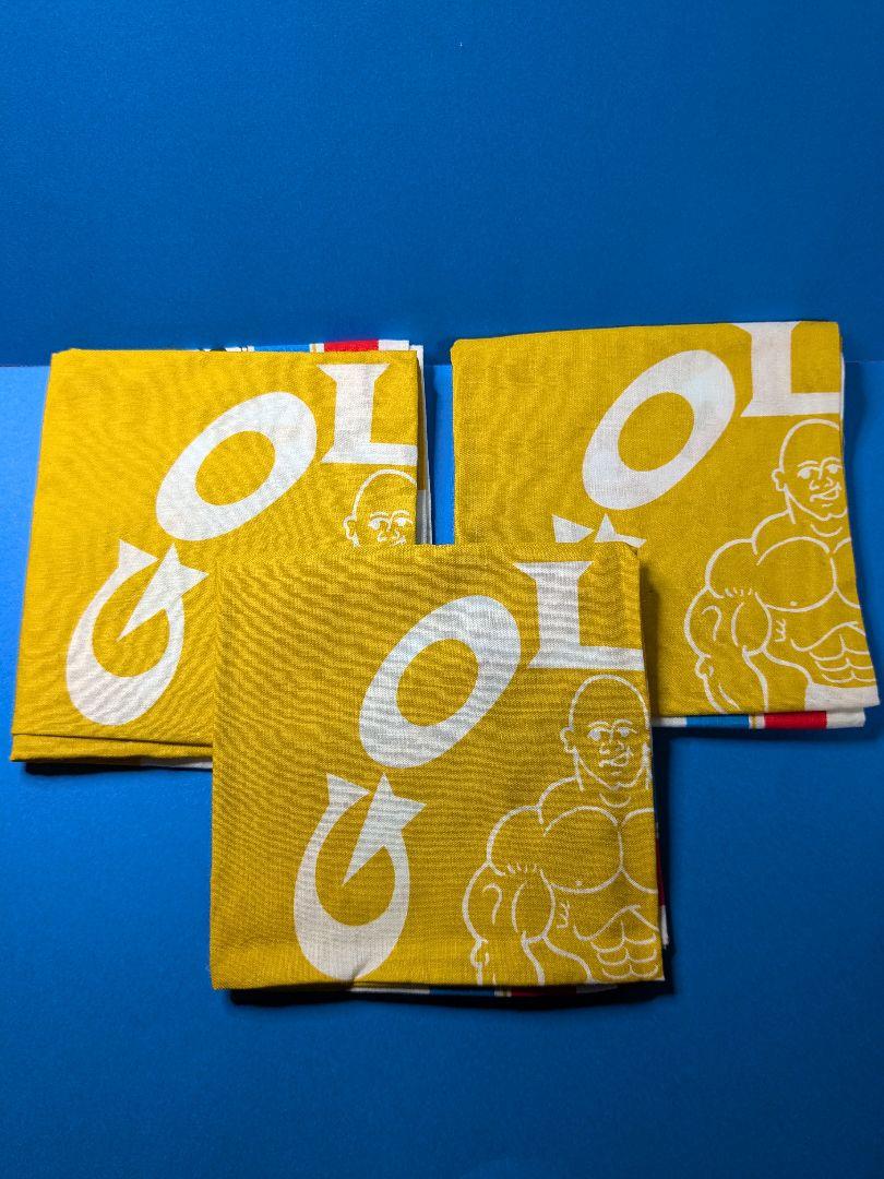 Gold's Gym Bandana, Unused, 50x50, Set of 3