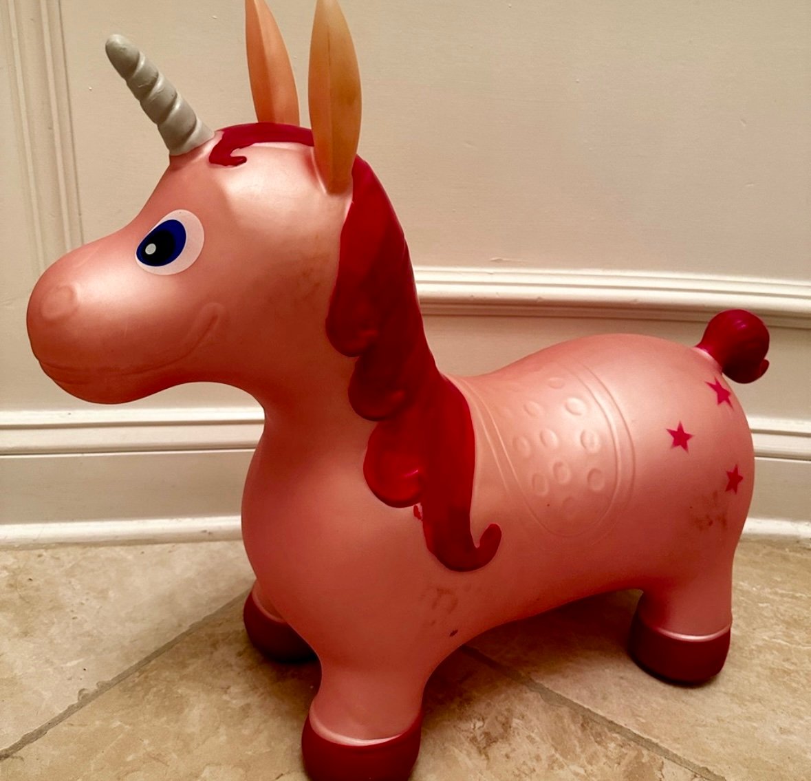 Bouncing New Condition Pink Unicorn