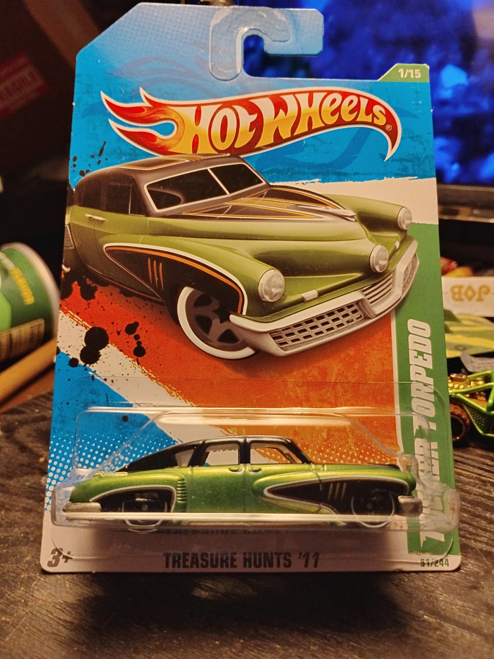 Hot Wheels 2011 treasure hunts 51/244 Tucker torpedo 1/15 MINT RARE STH