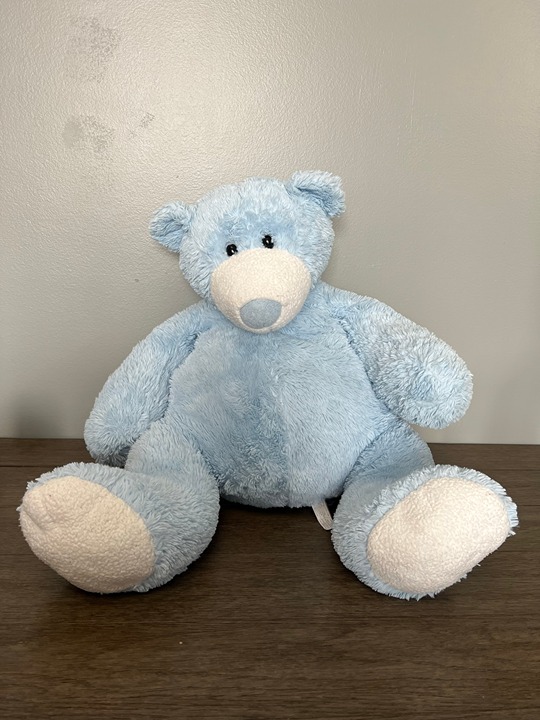 Mary Meyer Retired Large Baby Huge Blue Teddy Plush