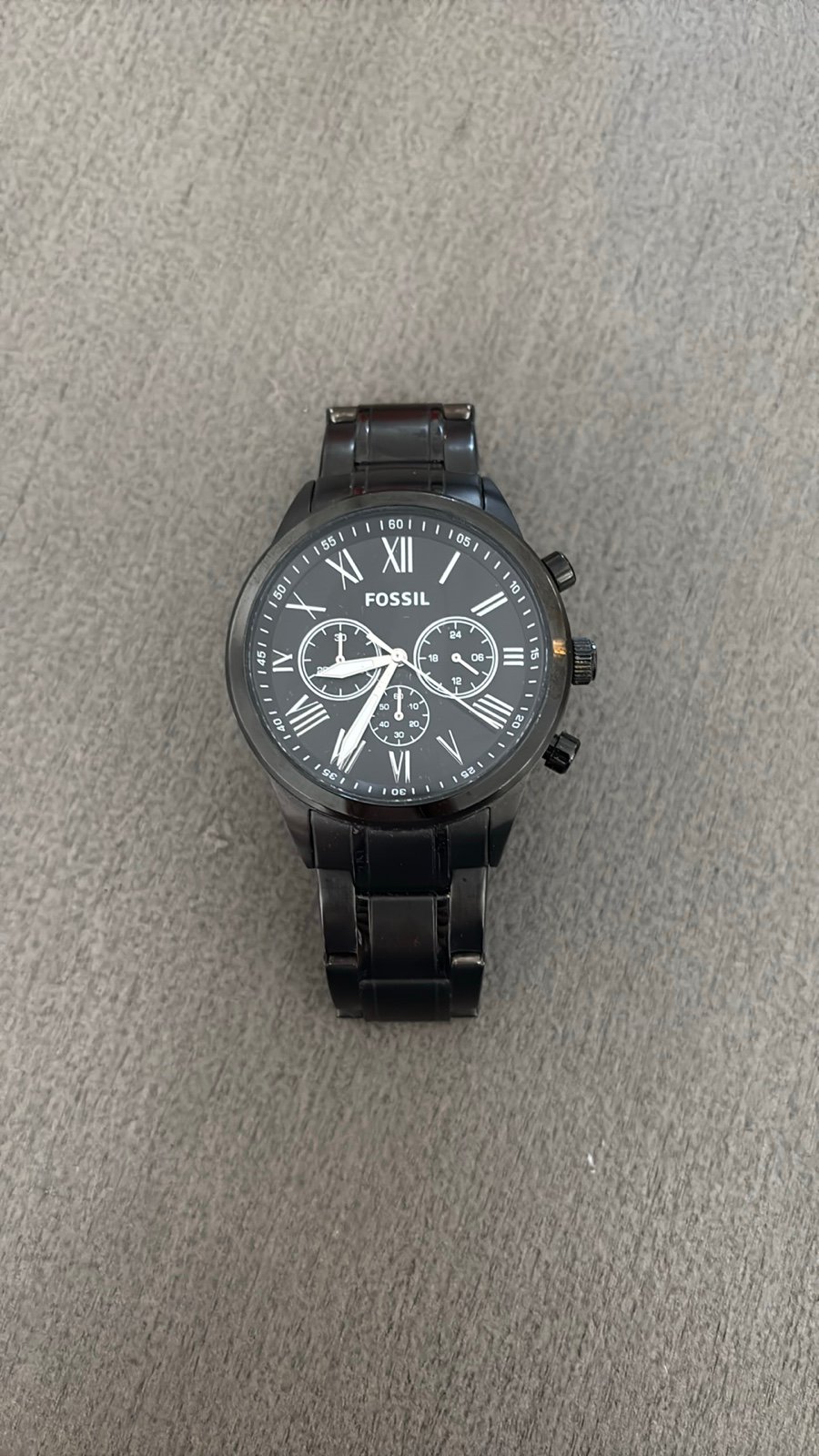 Men’s Black Fossil Watch