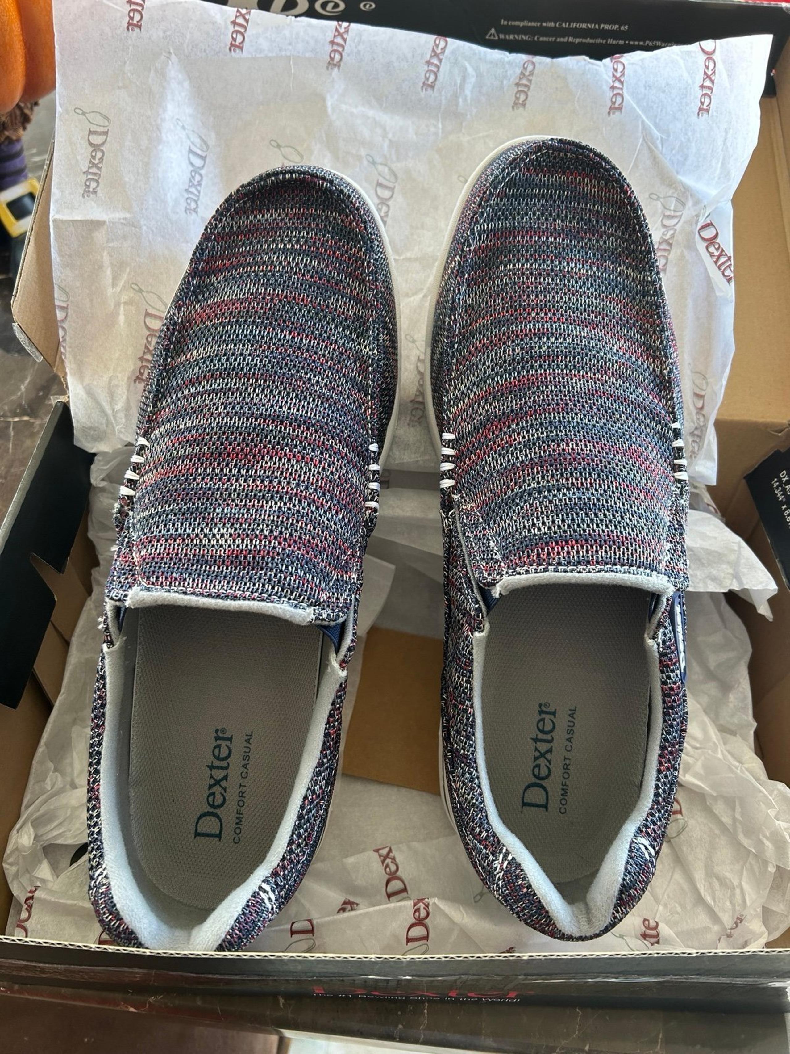 Men’s Dexter Kam multi navy bowling shoes, size 12