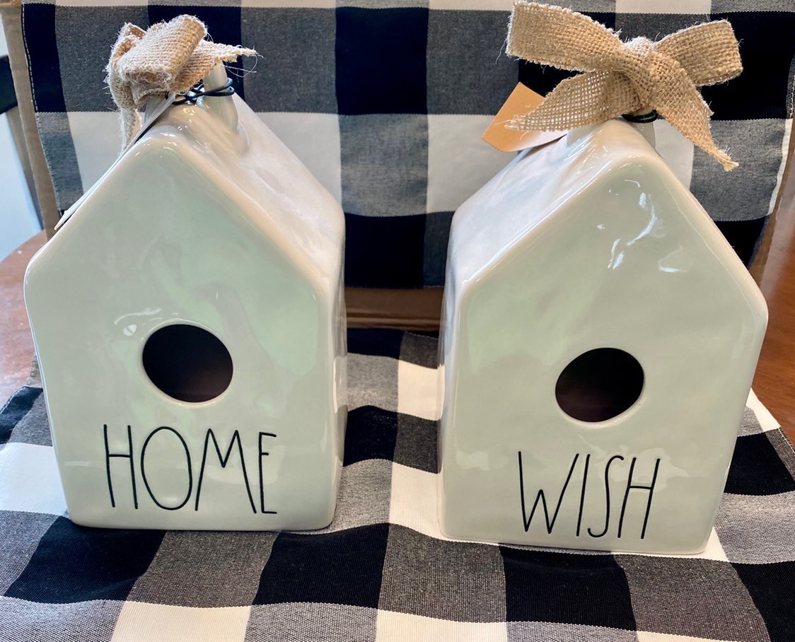 Rae Dunn birdhouse