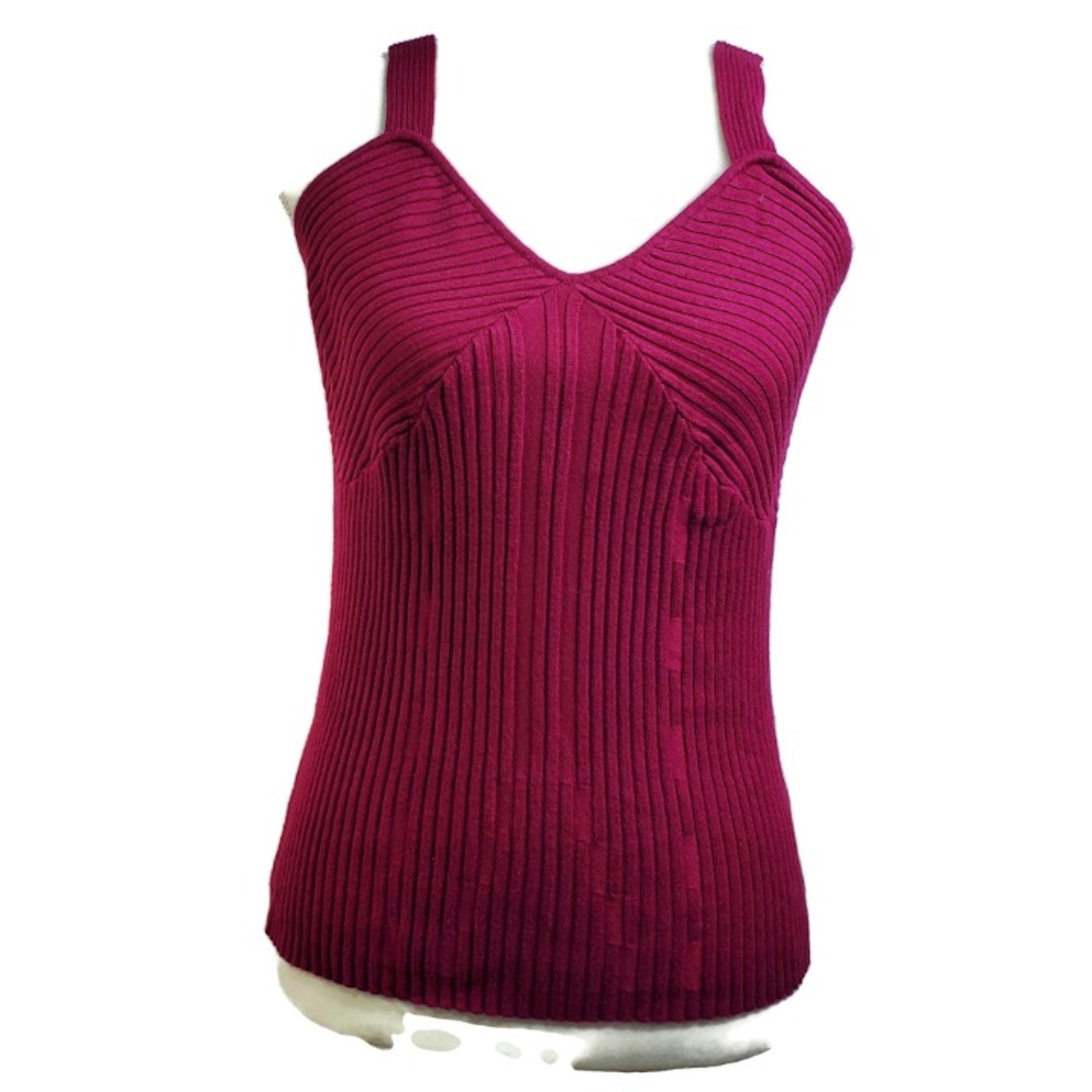 Fashion Bug Womens Tank Top Pink Sleevel