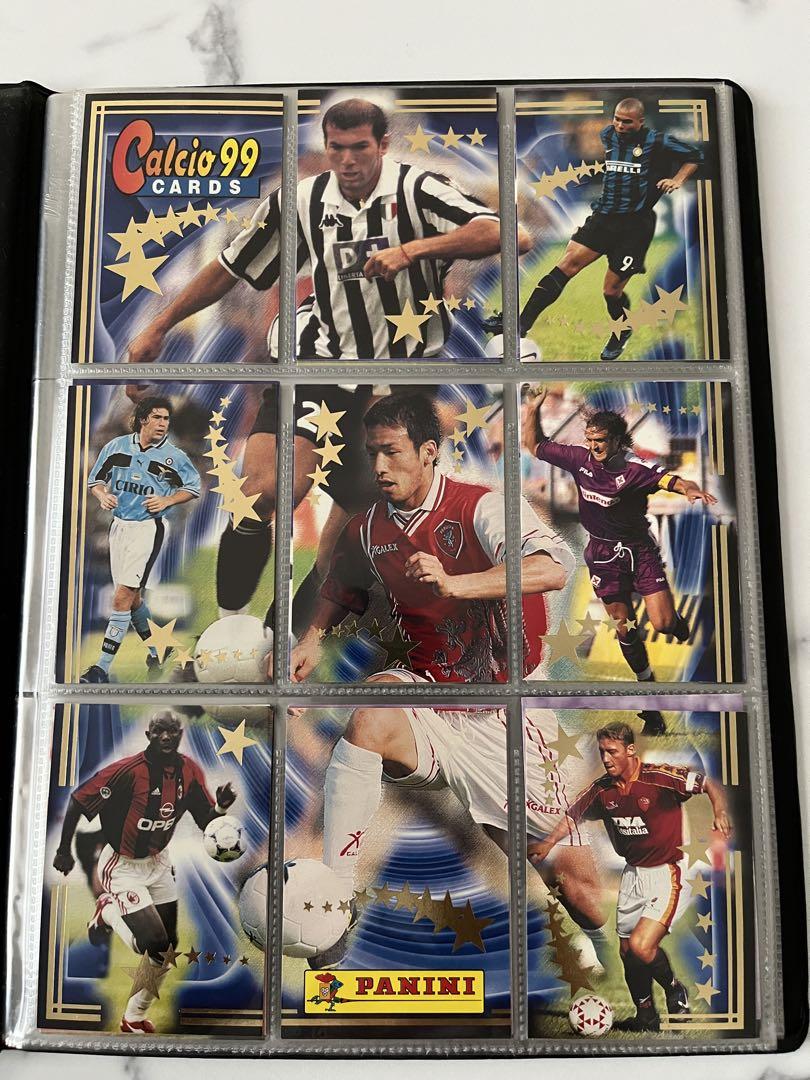 Panini Serie A Calcio 99 card set, approximately 100 cards.