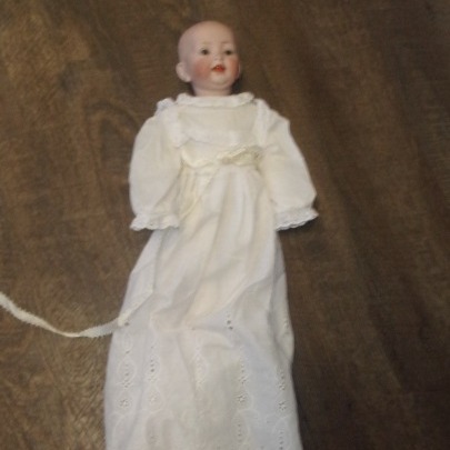 Hertel Schwab porcelain doll dome head open mouth 151