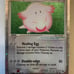 Chansey Ex Holographic Pokemon Card Fermi Bubbles Grading F+