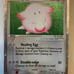 Chansey Ex Holographic Pokemon Card Fermi Bubbles Grading F+