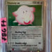Chansey Ex Holographic Pokemon Card Fermi Bubbles Grading F+