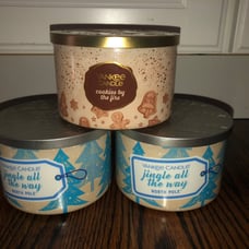Holiday Yankee Candle Lot of 3 Winter