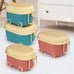 3pcs Cartoon Children's Toy Storage Bucket Household Sorting Box Cute And Fun Li
