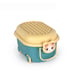 3pcs Cartoon Children's Toy Storage Bucket Household Sorting Box Cute And Fun Li
